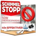 Produktbild: HEIMWERT Anti Schimmel Heizung mit Spezial Infrarot Schutzmembran - Tötet Schimmel besonders energiesparend und chemiefrei in Wand, Tapete, Bad, Keller ab - Anti Mold Dry Schimmelentferner 50w