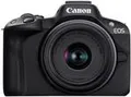 Produktbild: Canon EOS R50 - Schwarz + RF-S 18-45mm F4.5-6.3 IS STM Kit - 24,2 MP - 6000 x 4000 Pixel - CMOS - 4K Ultra HD - Touchscreen - Schwarz (5811C013)