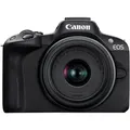 Produktbild: Canon EOS R50 schwarz + RF-S 18-45mm f4,5-6,3 IS STM