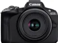 Produktbild: Canon EOS R50 + RF-S 18-45mm F4.5-6.3 IS STM Kit Systemkamera (RF-S 18-45mm F4.5-6.3 IS STM, 24,2 MP, Bluetooth, WLAN, inkl. RF-S Objektiv 18-45 IS)