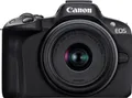 Produktbild: Canon EOS R50 - Schwarz + RF-S 18-45mm F4.5-6.3 IS STM Kit - 24,2 MP - 6000 x 4000 Pixel - CMOS - 4K Ultra HD - Touchscreen - Schwarz