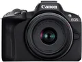Produktbild: Canon EOS R50 schwarz + RF-S 18-45mm f4,5-6,3 IS STM Systemkamera
