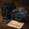 Produktbild: Canon EOS R50 schwarz + RF-S 18-45mm 4.5-6.3 IS STM Mundus Edition
