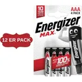 Produktbild: Energizer Max Plus Batterie AAA Alkali Batterie 1,5 V 1050mAh Blisterpack 12 ER
