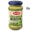 Produktbild: 6x Barilla pesto 100% vegetale Vegetarisch veggie 195g italien Sauce ohne Käse