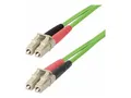 Produktbild: StarTech.com 3m LC zu LC (UPC) OM5 Multimode Glasfaserkabel, LSZH LWL - Patch-Kabel - LC/UPC Multi-Modus (M)