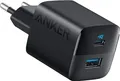 Produktbild: Anker 323 - Netzteil - 33 Watt - PD - 2 Ausgabeanschlussstellen (USB Typ A, 24 pin USB-C) - Schwarz