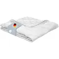 Produktbild: XDREAM Sommerbettdecke Pure, ultraleichtes und dünnes Steppbett, ideal für den Sommer, Füllung: Hohlfaser-Polyesterfüllung, Bezug: Polyester, allergikerfreundlich, atmungsaktiv, Sommerdecke 155x220 cm weiß 155 cm x 220 cm