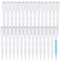 Produktbild: 100 Stück Pipetten 3 ml Einwegpipetten Pipetten Plastik Pipette für Labor Ver...