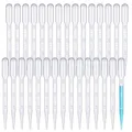 Produktbild: 100 St Pipetten 3 ml Einwegpipetten Pipetten Plastik Pipette für Labor Versu...