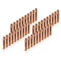 Produktbild: STAHLWERK 40 x Stromdüsen AK25 MB25 Kontaktdüsen M6x28 0,8 mm MIG MAG