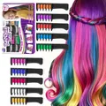 Produktbild: Haarkreide Kamm 10PCS Temporäre Haarfarbe für Mädchen 4-11 Jahre Spaß