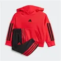 Produktbild: adidas Sportswear Trainingsanzug I 3S FL HD JOG (2-tlg) rot 62 EU
