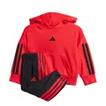 Produktbild: adidas Unisex Baby ESSENTIALS HOODED JOGGER, Pure Ruby/Black/Black, 0-3 Months