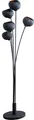 Produktbild: Retro Design Stehlampe MAGMA 170cm schwarz gold Stehleuchte Standleuchte Wohnzimmerlampe