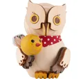 Produktbild: Kuhnert Dekofigur Mini-Eule mit Küken (7cm) von Drechslerei Kuhnert