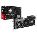 Produktbild: ASROCK Radeon RX 9070 XT Steel Legend Dark Grafikkarte 16GB GDDR6 1x HDMI 3x DP
