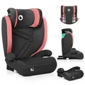 Produktbild: Lionelo Hugo I-Size Autokindersitz ab 4 - 12 Jahre, ab 15 kg - 36 kg, i-Size ISOFIX oder Autogurte- Pink Baby