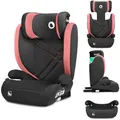 Produktbild: Lionelo Hugo i-Size Kindersitz R129 Gruppe 2/3 (100–150 cm) – mit ISOFIX oder Gurt, 8-fach verstellbare Kopfstütze mit Memory-Schaum, Seitenaufprallschutz und komfortable Armlehnen