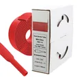 Produktbild: Schrumpfschlauch Rot 2:1 5m Rolle in Spenderbox 25,4mm auf 12,7mm ohne Kleber