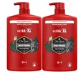 Produktbild: 2x Old Spice Wolfthorn 3in1 Duschgel & Shampoo für Männer 1L langanhaltender