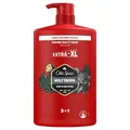 Produktbild: Old Spice Wolfthorn 3in1 Duschgel 1000 ml Pumpe Haar Gesicht Körper Tiefenrein