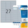 Produktbild: HERMA 270 Typenschild-Etiketten 4592 silber 63,5 x 29,6 mm (4008705045926)