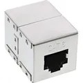 Produktbild: Inline® Patchkabelkupplung Cat.6, 2x RJ45 Buchse, geschirmt