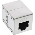 Produktbild: InLine® Patchkabelkupplung Cat.6, 2x RJ45 Buchse geschirmt (NEU/OVP)