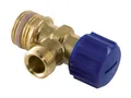 Produktbild: GEBERIT Spülkasten Eckventil 1/2 x 3/8 - DN 15 - 216599001 zu UP-Spülkasten