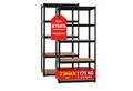 Produktbild: Stagecaptain Schwerlastregal Lagerregal - 5 variabel montierbare Böden - auch als Werkbank umbaubar, 2er Spar-Set 2-tlg., Tragkraft pro Boden: 175 kg, gesamt 875 kg