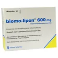 Produktbild: BIOMO-lipon 600 mg Ampullen 10 St.