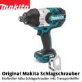 Produktbild: 💙 Makita Akku-Schlagschrauber DTW1001 (Z) ohne Akku mit MAKPAC Koffer Gr.3 LKW