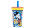 Produktbild: Disney Mickey Mouse Kinderbecher Trinkbecher PP 370 ml – Drop Safe Plastikbecher Kippsicher Becher