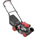 Produktbild: Germania Benzin-Rasenmäher BRM42 mit Antrieb - 42 cm Schnittbreite - Schnitthöhenverstellung 25-75 mm - 45L Fangkorb