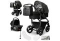 Produktbild: bergsteiger Kombi-Kinderwagen Babywagen Capri 3in1, Kombikinderwagen Komplettset, (10-tlg)