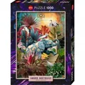 Produktbild: 4001689300081 Puzzle 1000 elementów. Fantastyczna Fauna - Elephantais Heye