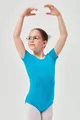 Produktbild: tanzmuster Body Ballettbody Sally aus weicher Baumwolle Kurzarm Trikot fürs Kinder Ballett