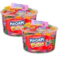 Produktbild: MAOAM Stripes Mix 2er Pack – Je 100 Kaubonbons in praktischer 700g Dose (1,4kg)