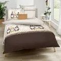 Produktbild: Kaeppel Biber Bettwäsche Wichtel Kumpel braun 155x220 cm + 80x80 cm - braun;gelb;beige
