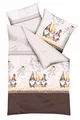Produktbild: kaeppel Biber Bettwäsche 155x220 Wichtel Kumpel Zwerg braun beige gelb 0423-506