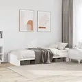 Produktbild: vidaXL Bettgestell Weiß 90x190 cm Holzwerkstoff