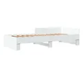 Produktbild: vidaXL Bett Bettgestell Weiß 90x190 cm Holzwerkstoff