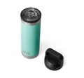 Produktbild: YETI Rambler Trinkflasche 18 oz (532 ml) Seafoam – Edelstahl Trinkflasche, Wasserflasche Sport mit Chug–Verschluss, isolierte Sportflasche