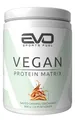 Produktbild: EVO SPORTS FUEL Veganes Proteinpulver Matrix | Salted Caramel | 800g | Eiweißpulver mit 3g Leucin pro Portion für eine maximale Proteinsynthese | geprüfte Qualität | Made in Germany