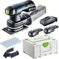 Produktbild: Festool Schwingschleifer Rutscher RTSC 400 3,0 I-Plus, 18V/3Ah, 80x130mm, 2 Akkus und Koffer