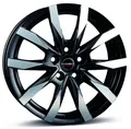 Produktbild: Felgen Borbet CW5 black polished matt 7.5x18 ET53 - LK5/130 ML78.1