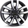 Produktbild: 4x Alufelgen Borbet CW 5 black polished matt 7,5x18 ET53 LK5 130 18 Zoll Felgen