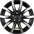 Produktbild: 4x Borbet CW5 black polished matt 7.5x18 ET53 - LK5/130 ML78.1 496798 Felgen