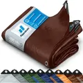 Produktbild: Abdeckplane 140 G/m2 Braun 2 X 3 M